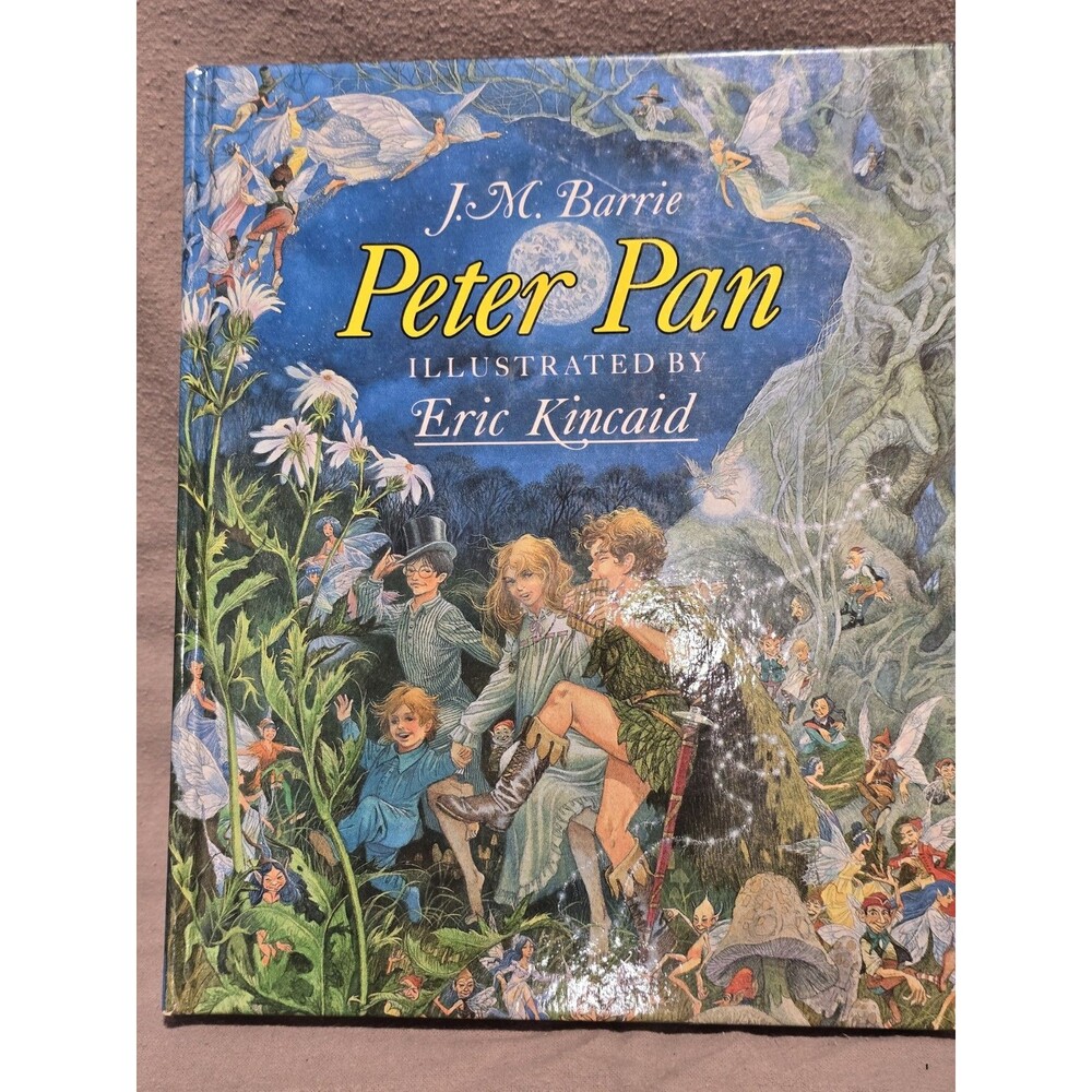 Peter Pan by J. M. Barrie (1990 Hardcover) Very Good Condition